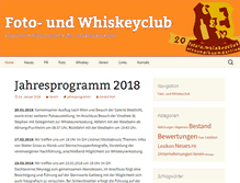 Tablet Screenshot of foto-und-whiskeyclub.com